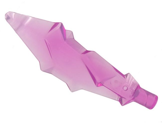 Minifigure, Weapon Sword Blade with Bar, Crystal Shard