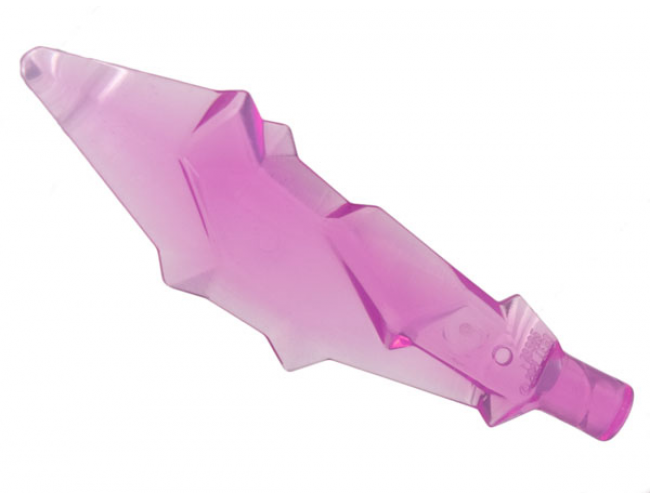 Minifigure, Weapon Sword Blade with Bar, Crystal Shard