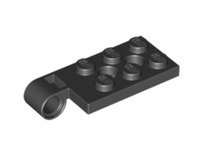 Hinge Plate 2 x 4 with Pin Hole and 2 Holes - Top