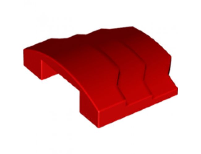 Wedge 4 x 3 No Studs Stepped