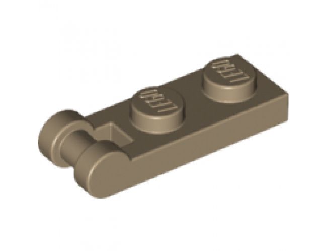 Plate, Modified 1 x 2 with Bar Handle on End - Closed Ends