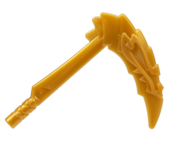 Minifigure, Weapon Sickle, Dragon Head