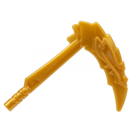 Minifigure, Weapon Sickle, Dragon Head