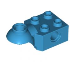 Technic, Brick Modified 2 x 2 with Pin Hole, Rotation Joint Ball Half (Horizontal Top)