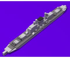 1:560 scale Des Moines class Cruiser