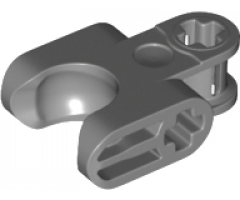 Technic, Axle Connector 2 x 3 with Ball Joint Socket - Closed Sides, Straight Forks with Closed Axle Holes