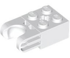 Technic, Brick Modified 2 x 2 with Ball Socket and Axle Hole - Straight Forks with Round Ends and Closed Sides