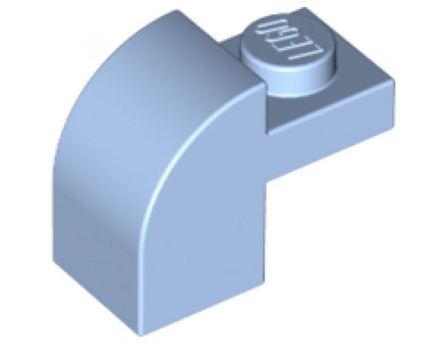 Slope, Curved 2 x 1 x 1 1/3 with Recessed Stud