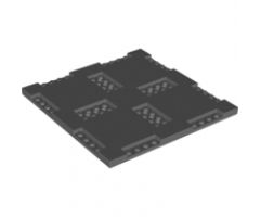 Brick, Modified 16 x 16 x 2/3 with 1 x 4 and 2 x 4 Indentations