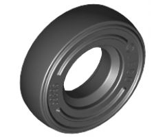 Tire & Tread 14mm D. x 4mm Smooth Small Single with Number Molded on Side