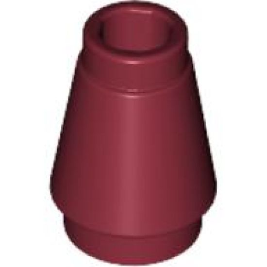 Cone 1 x 1 with Top Groove