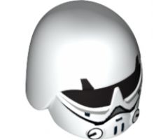 Minifigure, Headgear Helmet SW Rebel Cadet with Black Goggles Pattern