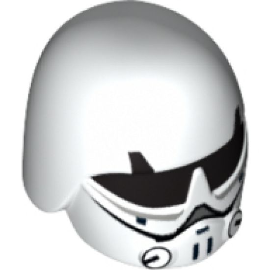 Minifigure, Headgear Helmet SW Rebel Cadet with Black Goggles Pattern