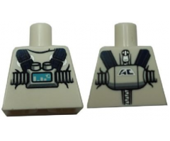 Torso Protective Suit with Back Zipper and Astor City 'AC' Pattern