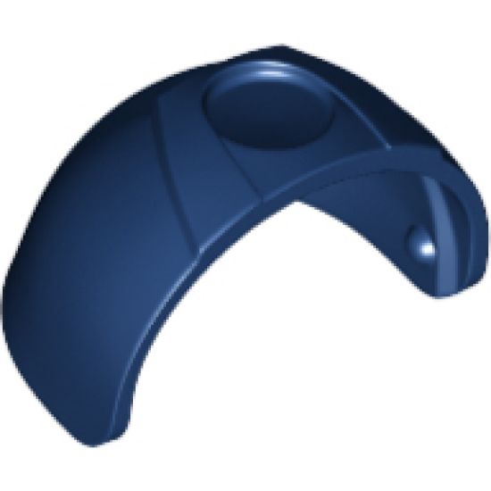 Minifigure, Headgear Accessory Visor Large with Trapezoid Area on Top