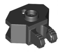 Hinge 1 x 2 Locking with 2 Fingers, 7 Teeth and Tow Ball Socket