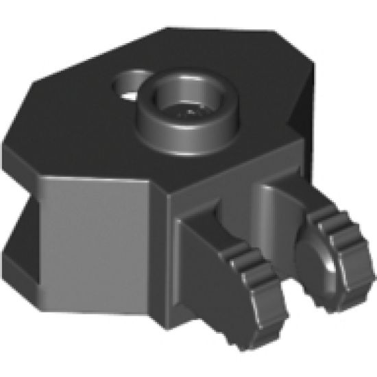 Hinge 1 x 2 Locking with 2 Fingers, 7 Teeth and Tow Ball Socket