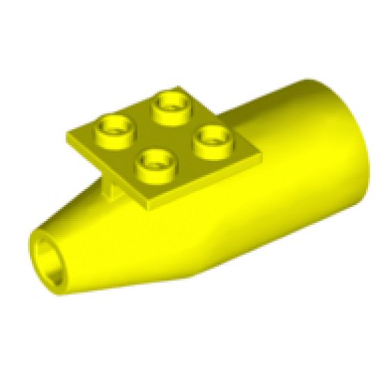 Aircraft Engine Smooth Large, 2 x 2 Thin Top Plate