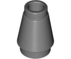 Cone 1 x 1 with Top Groove