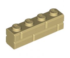 Brick, Modified 1 x 4 with Masonry Profile (Brick Profile)
