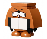 Monty Mole - Face on 1 x 2 Brick