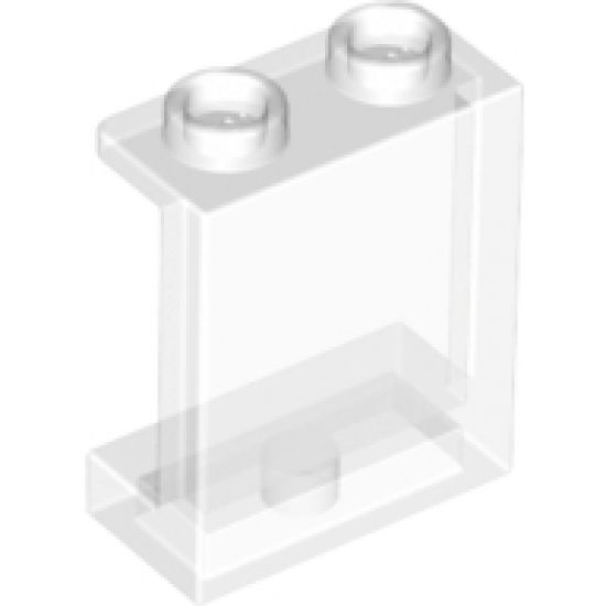 Panel 1 x 2 x 2 with Side Supports - Hollow Studs