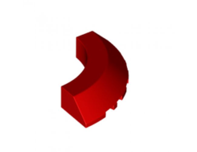 Brick, Round Corner 5 x 5 with Slope 45 Edge without Studs