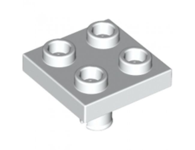 Plate, Modified 2 x 2 with Pin on Bottom