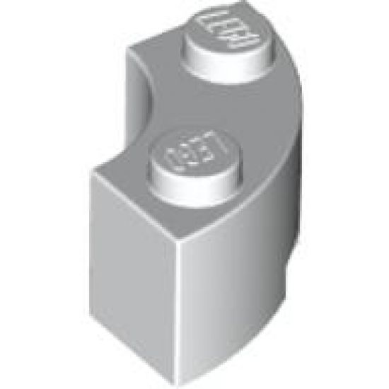 Brick, Round Corner 2 x 2 Macaroni with Stud Notch