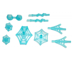 Minifigure, Weapon Pack Spider-Man Web Effects, 9 in Bag (Multipack)