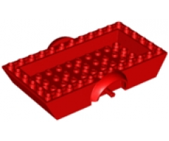 Vehicle, Base 7 x 12 x 2 1/2 Trailer with Mudguards and 4 x 10 Recessed Center