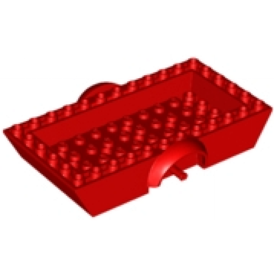 Vehicle, Base 7 x 12 x 2 1/2 Trailer with Mudguards and 4 x 10 Recessed Center