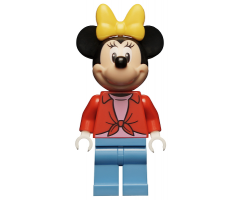 Minnie Mouse - Red Open Shirt