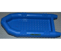 Boat Rubber Raft, Large with Yellow 'PN 4644' Pattern on Both Sides (Stickers) - Set 4644