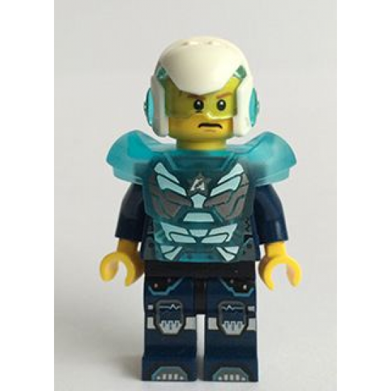 Agent Max Burns - Helmet and Armor, Dark Blue Arms