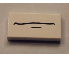 Tile 1 x 2 with Black Mouth Pattern (Shu Todoroki)