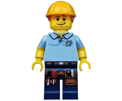 Carpenter, Series 13 (Minifigure Only without Stand and Accessories)