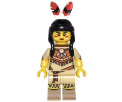 Tribal Woman, Series 15 (Minifigure Only without Stand and Accessories)