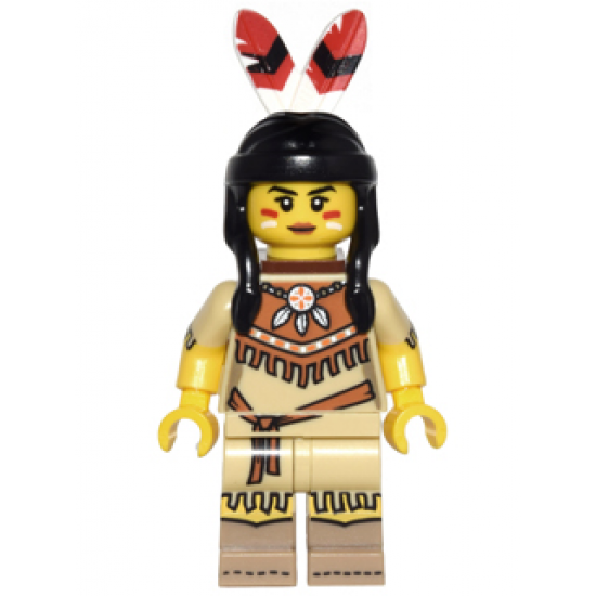 Tribal Woman, Series 15 (Minifigure Only without Stand and Accessories)