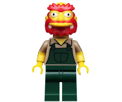 Groundskeeper Willie, The Simpsons, Series 2 (Minifigure Only without Stand and Accessories)
