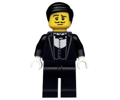 Waiter, Series 9 (Minifigure Only without Stand and Accessories)