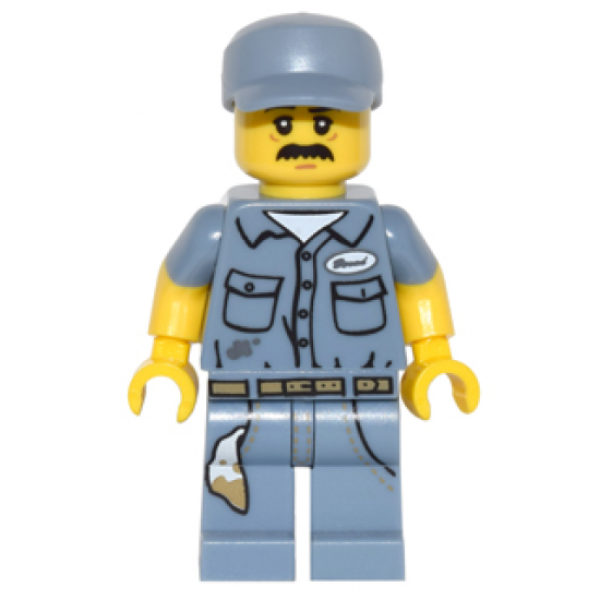 Janitor, Series 15 (Minifigure Only without Stand and Accessories)