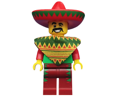Taco Tuesday Guy, The LEGO Movie (Minifigure Only without Stand and Accessories)