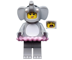 Elephant Girl, Series 18 (Minifigure Only without Stand and Accessories)
