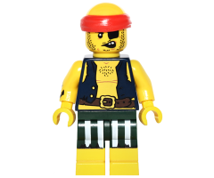Scallywag Pirate, Series 16 (Minifigure Only without Stand and Accessories)