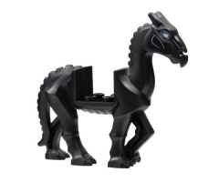 Horse, Skeletal with White Eyes Pattern (HP Thestral)