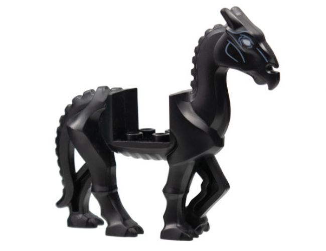 Horse, Skeletal with White Eyes Pattern (HP Thestral)