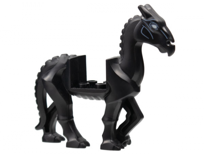 Horse, Skeletal with White Eyes Pattern (HP Thestral)