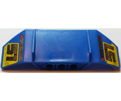 Technic, Panel Car Spoiler 3 x 8 with Three Holes and 'YUBIHAMA' and '51' Pattern on Both Ends (Stickers) - Set 8494