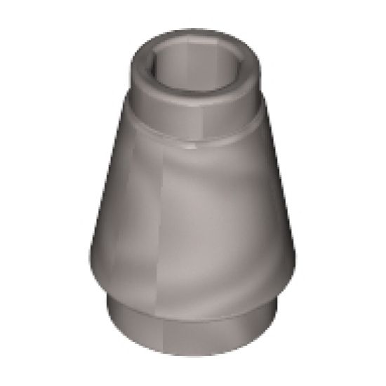 Cone 1 x 1 with Top Groove